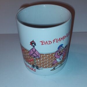 Bad Flamingo White Mug